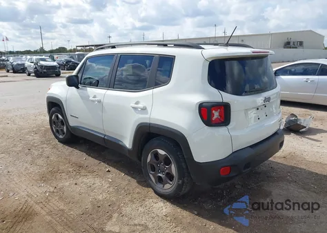 2017 Jeep Renegade Sport Fwd z USA, uszkodzony, nr VIN ZACCJAAB6HPF79470